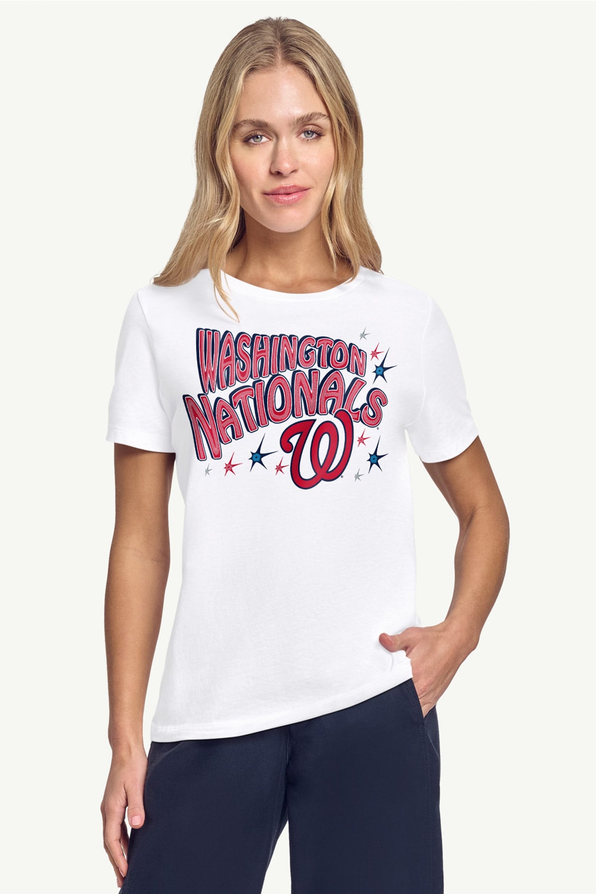 WOMENS WASHINGTON NATIONALS FIREWORKS T SHIRT