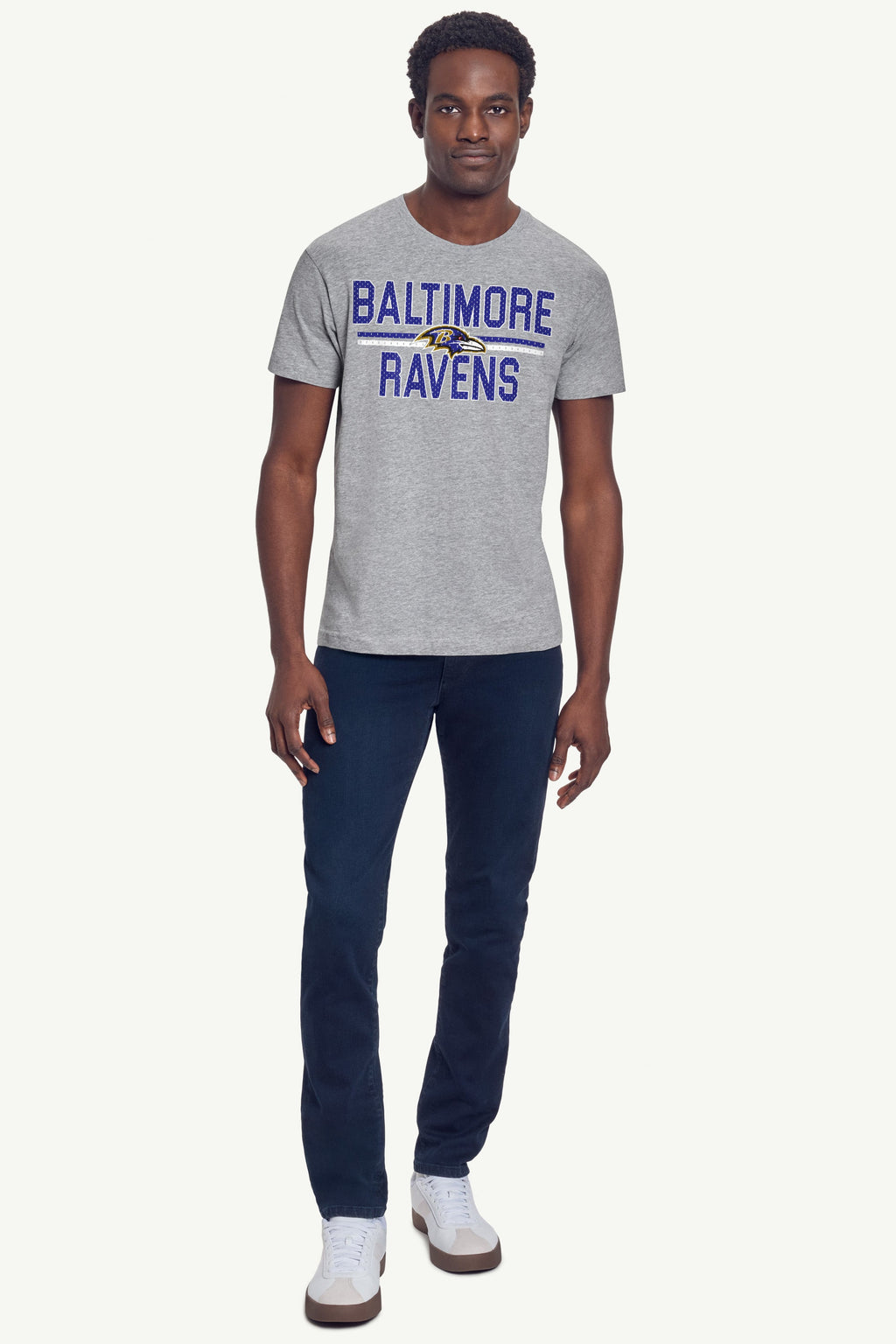 MENS BALTIMORE RAVENS MESH LOOK T SHIRT