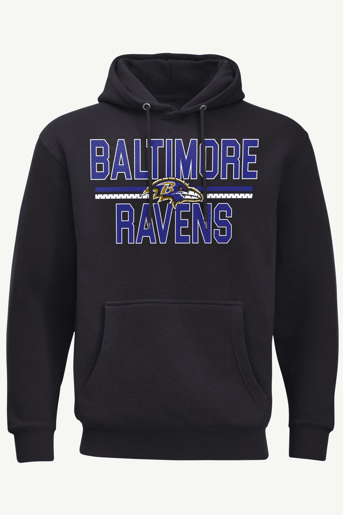 MENS BALTIMORE RAVENS MESH LOOK HOODIE