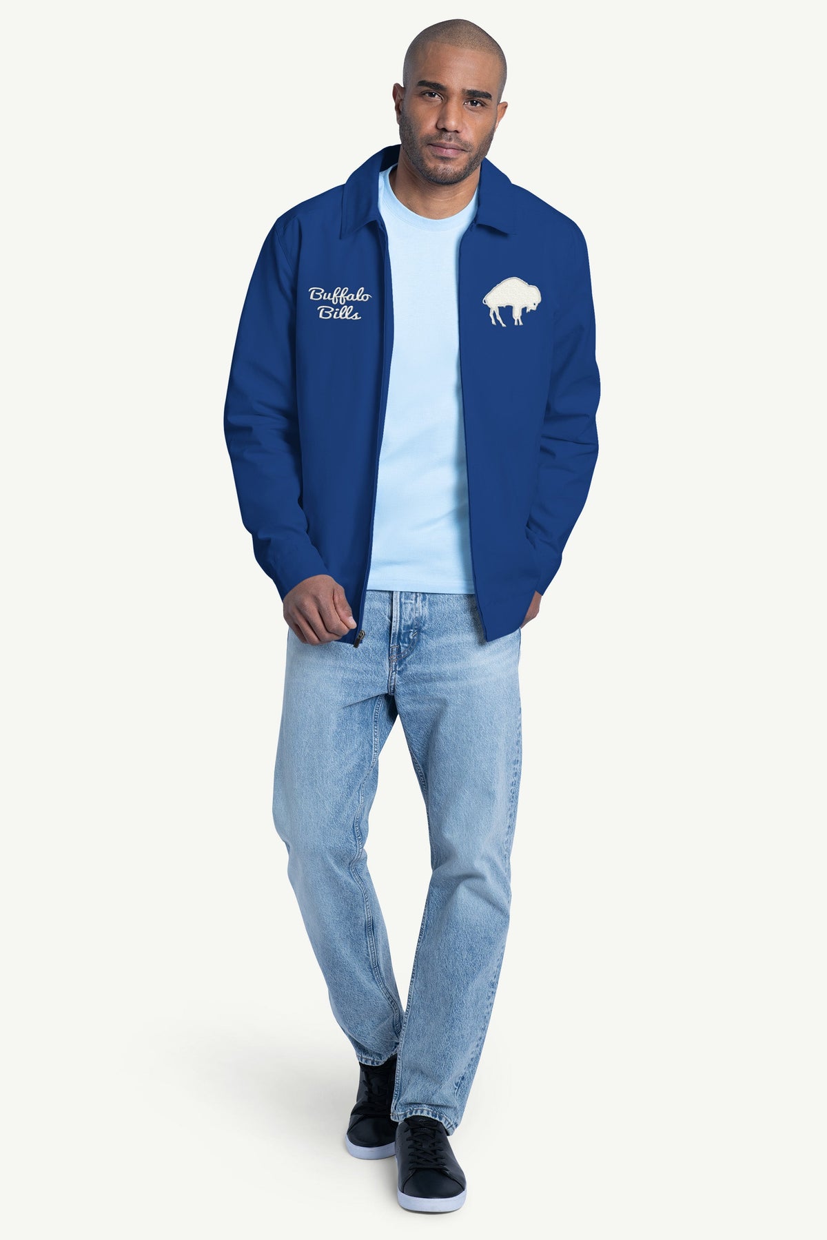 MENS BUFFALO BILLS FRANCHISE FULL ZIP JACKET