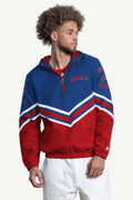 MENS BUFFALO BILLS  FAIR  FAIR PLAY HALF ZIP HOODED PULLOVER