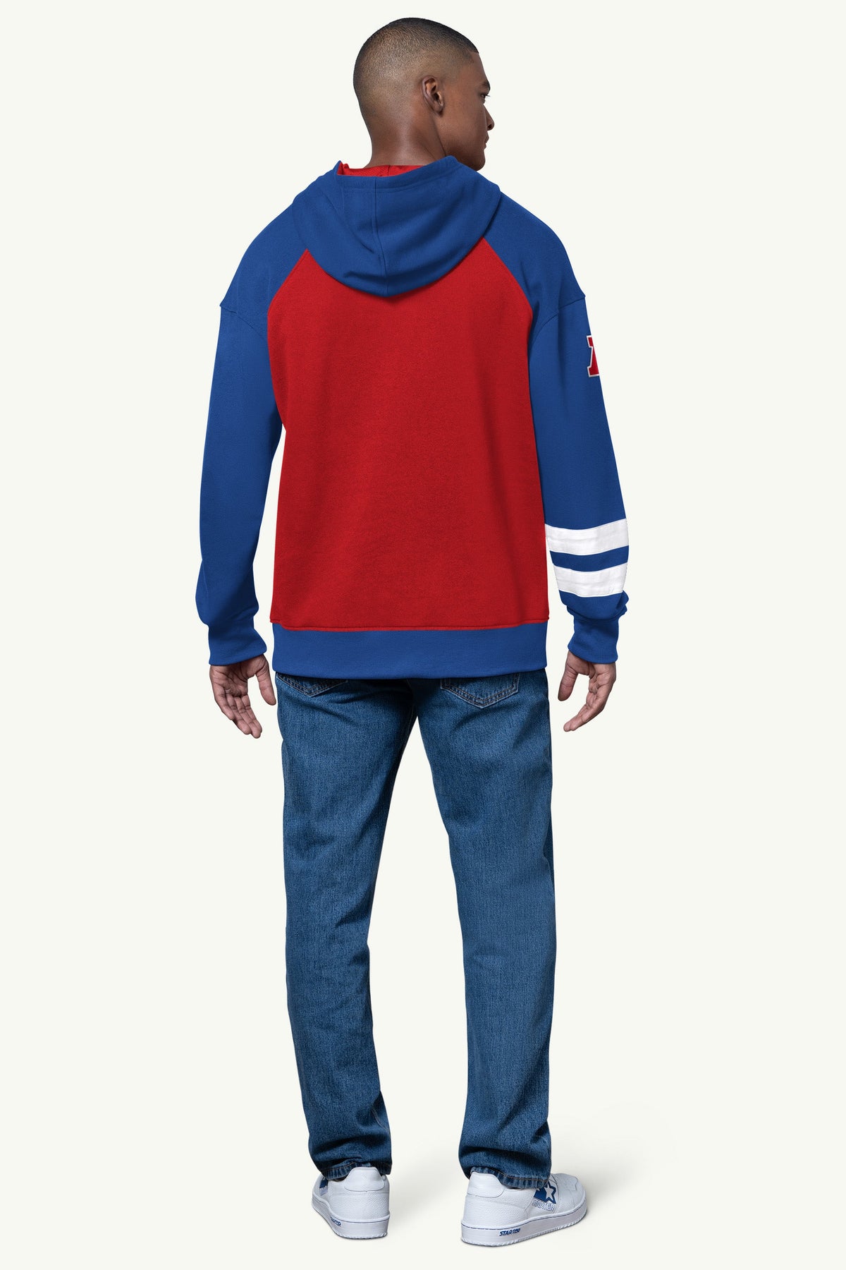 MENS BUFFALO BILLS INTERCEPTION COLORBLOCK HOODIE