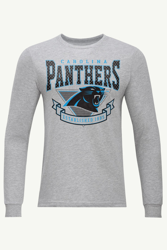 MENS CAROLINA PANTHERS 80's INSPIRED LONG SLEEVE T SHIRT