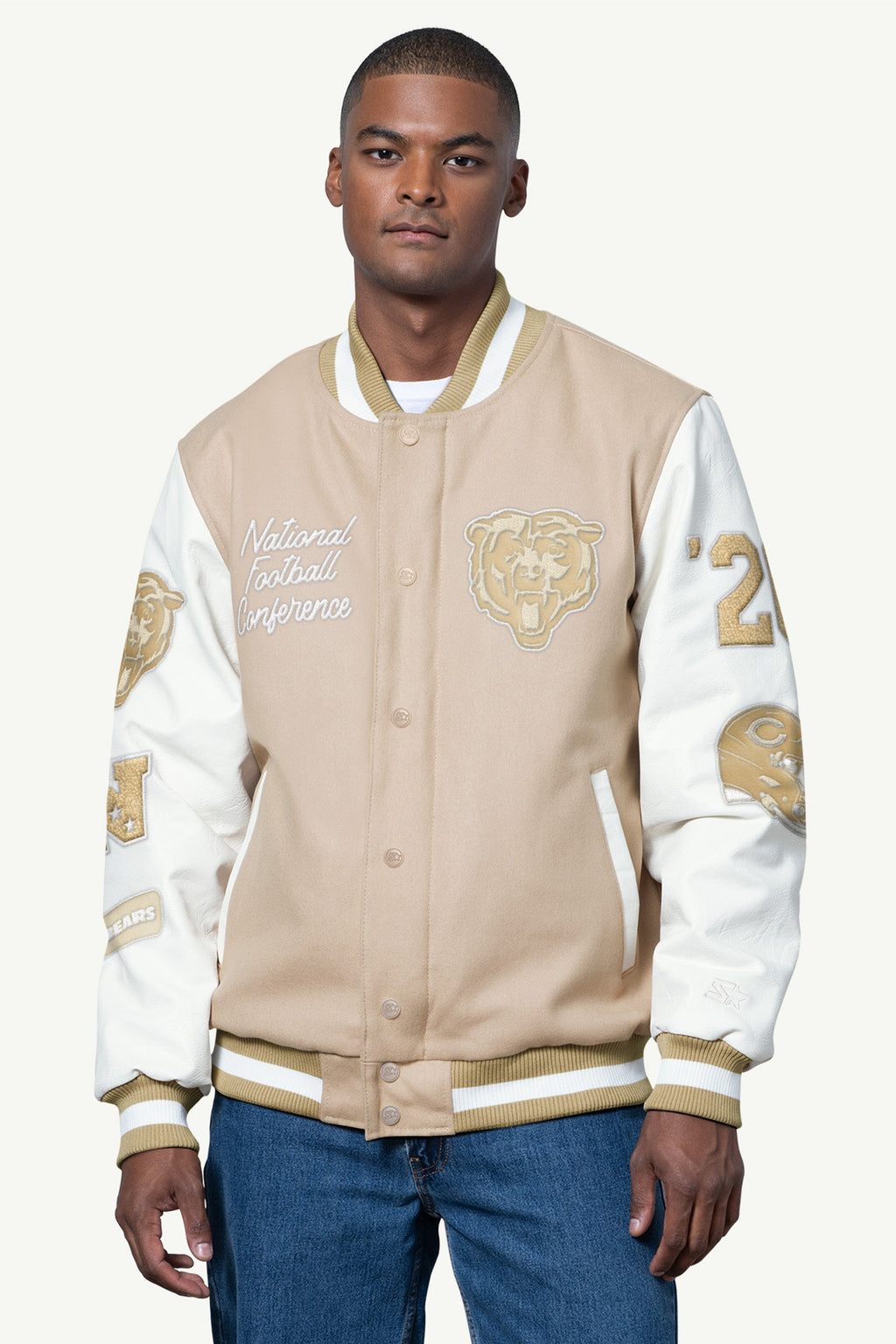 MENS CHICAGO BEARS VARSITY JACKET