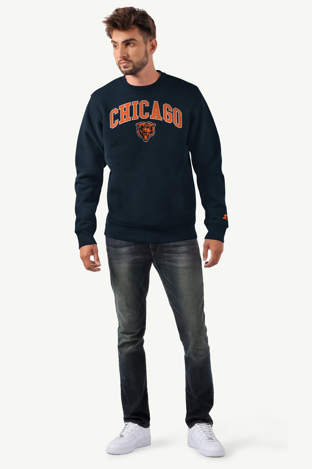 MENS CHICAGO BEARS PULLOVER SWEATSHIRT