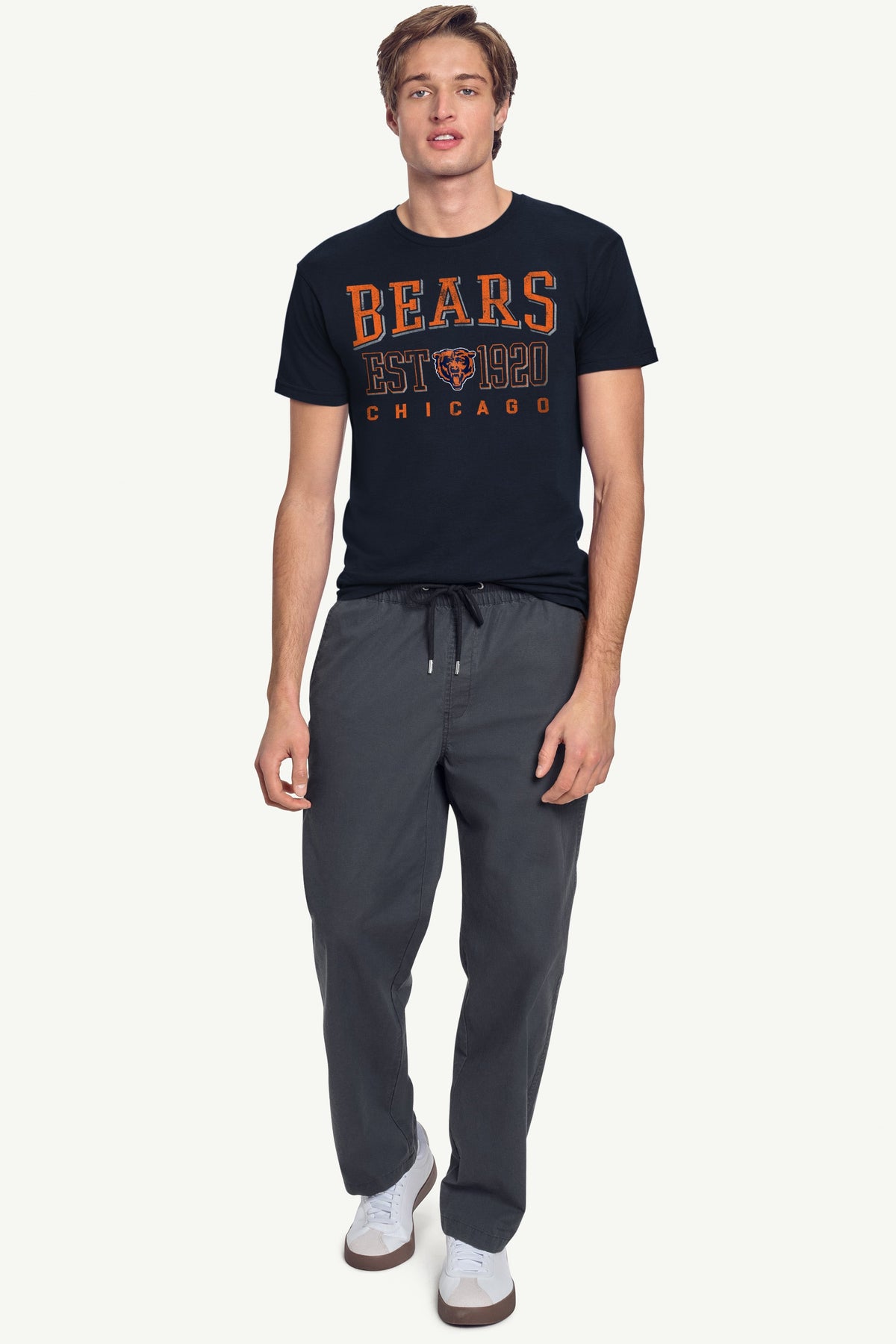 MENS CHICAGO BEARS RETRO T SHIRT