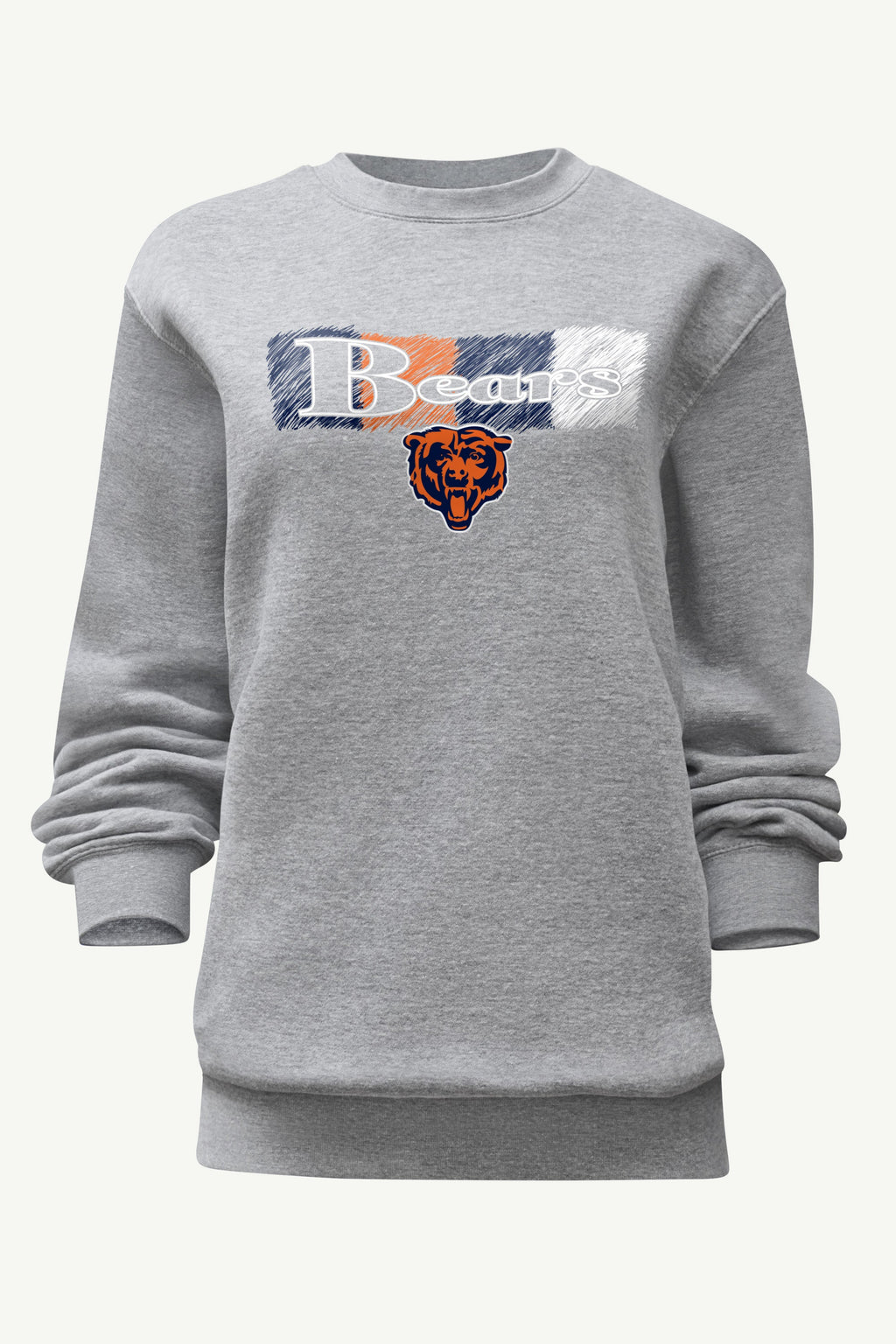 WOMENS CHICAGO BEARS COLOR SHADING SWEATSHIRT