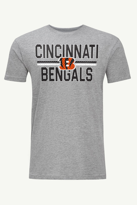 MENS CINCINNATI BENGALS MESH LOOK T SHIRT