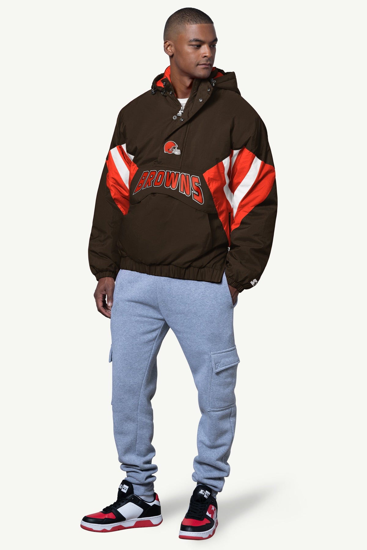 MENS CLEVELAND BROWNS CLASSIC BREAKAWAY JACKET