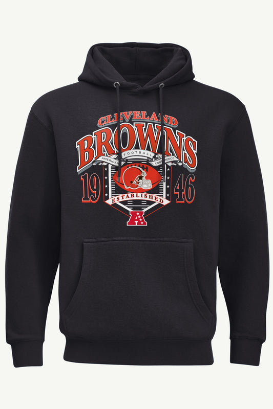 MENS CLEVELAND BROWNS 80s INSPIRED FIELD HOODIE