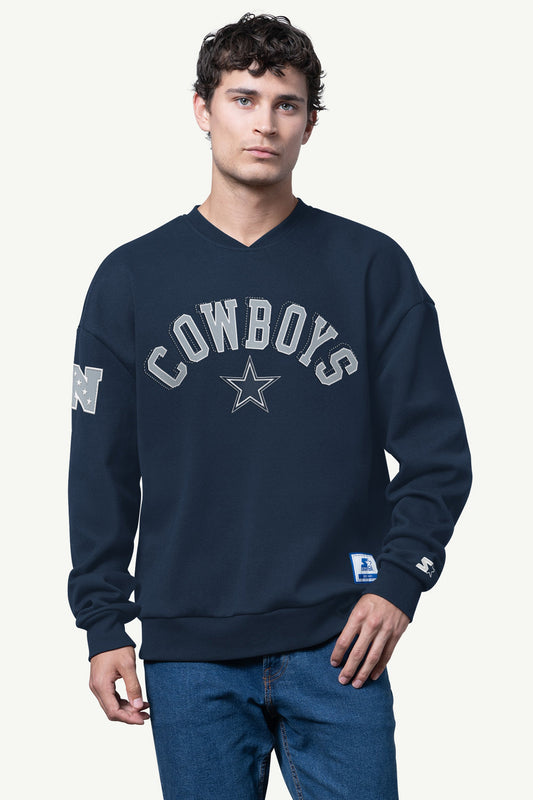 MENS DALLAS COWBOYS PIQUE PULLOVER