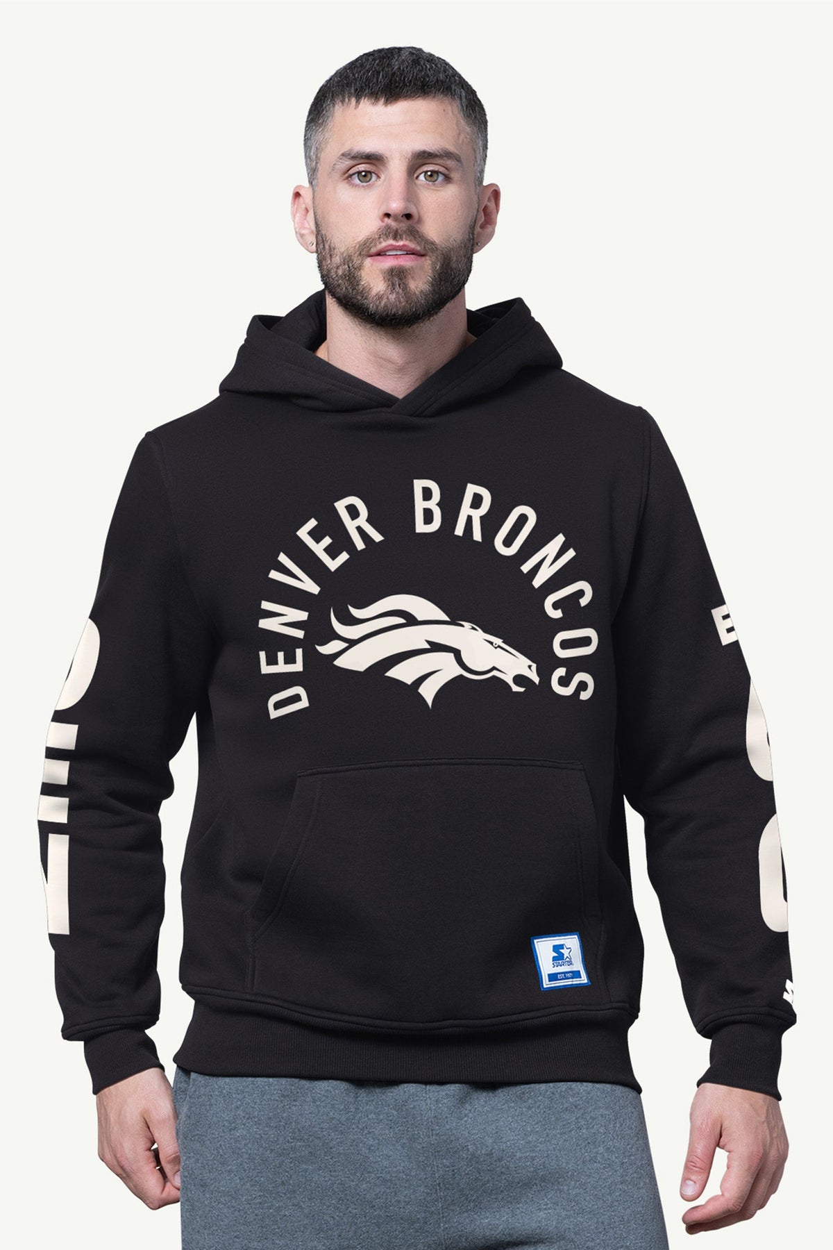 MENS DENVER BRONCOS HANDOFF FLEECE HOODIE