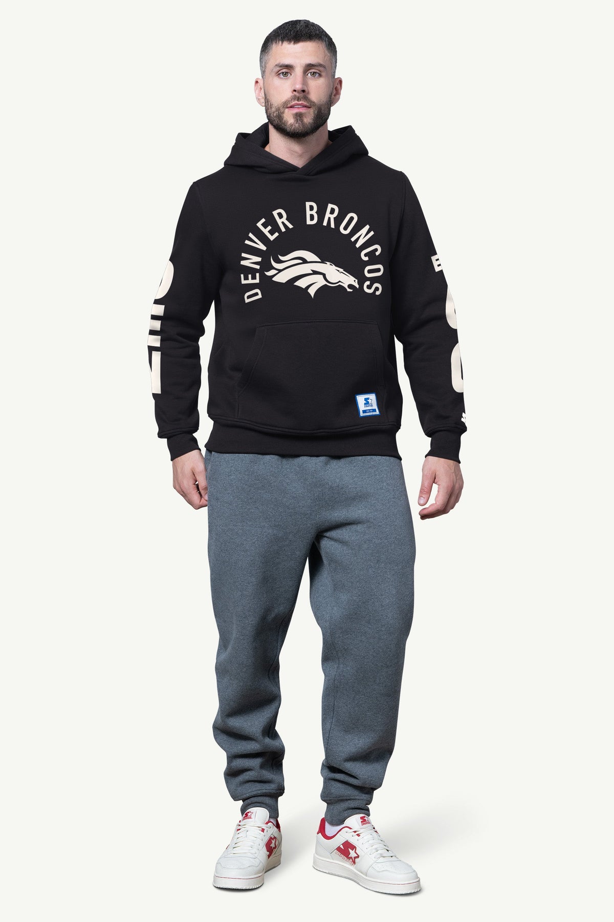 MENS DENVER BRONCOS HANDOFF FLEECE HOODIE