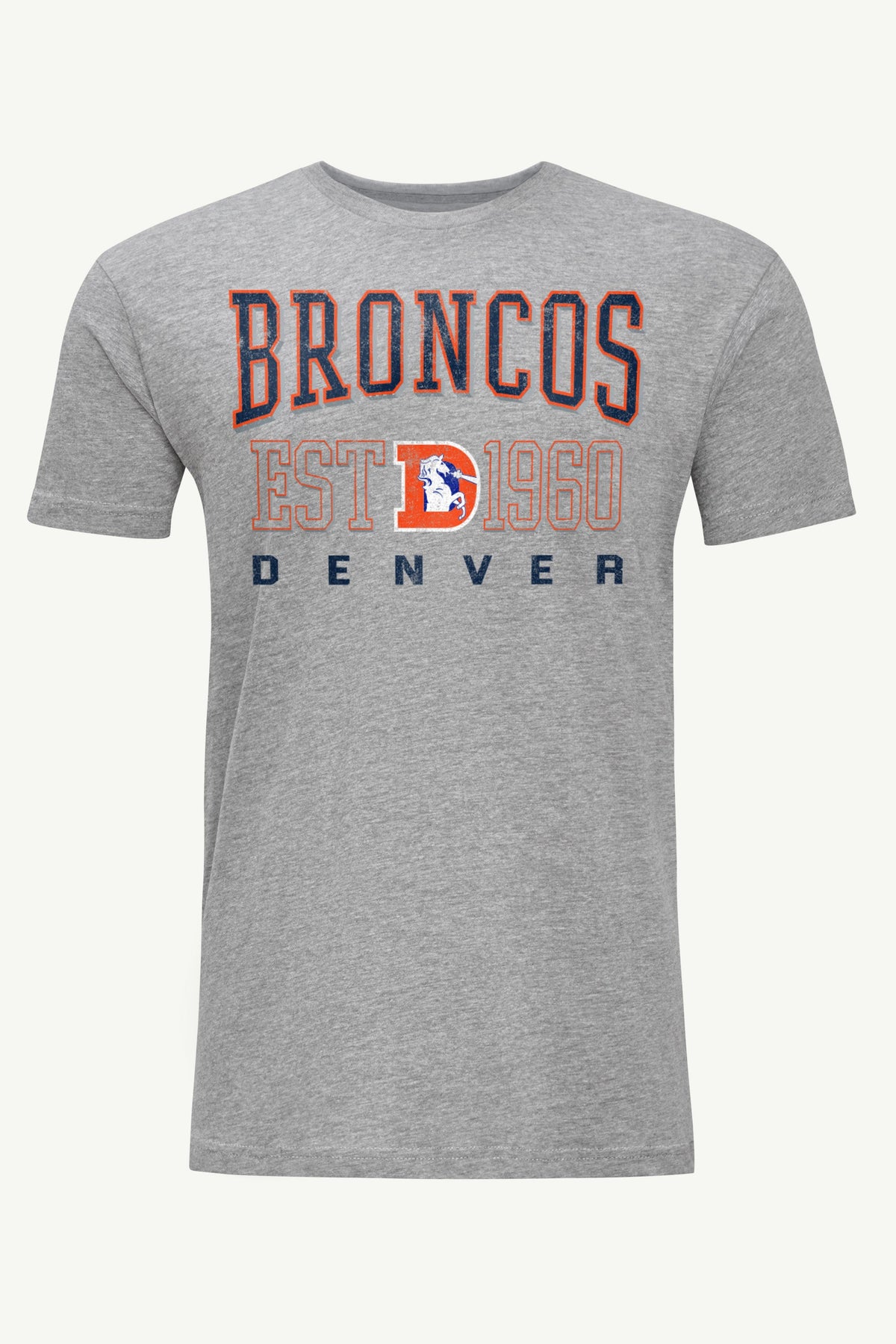 MENS DENVER BRONCOS RETRO T SHIRT