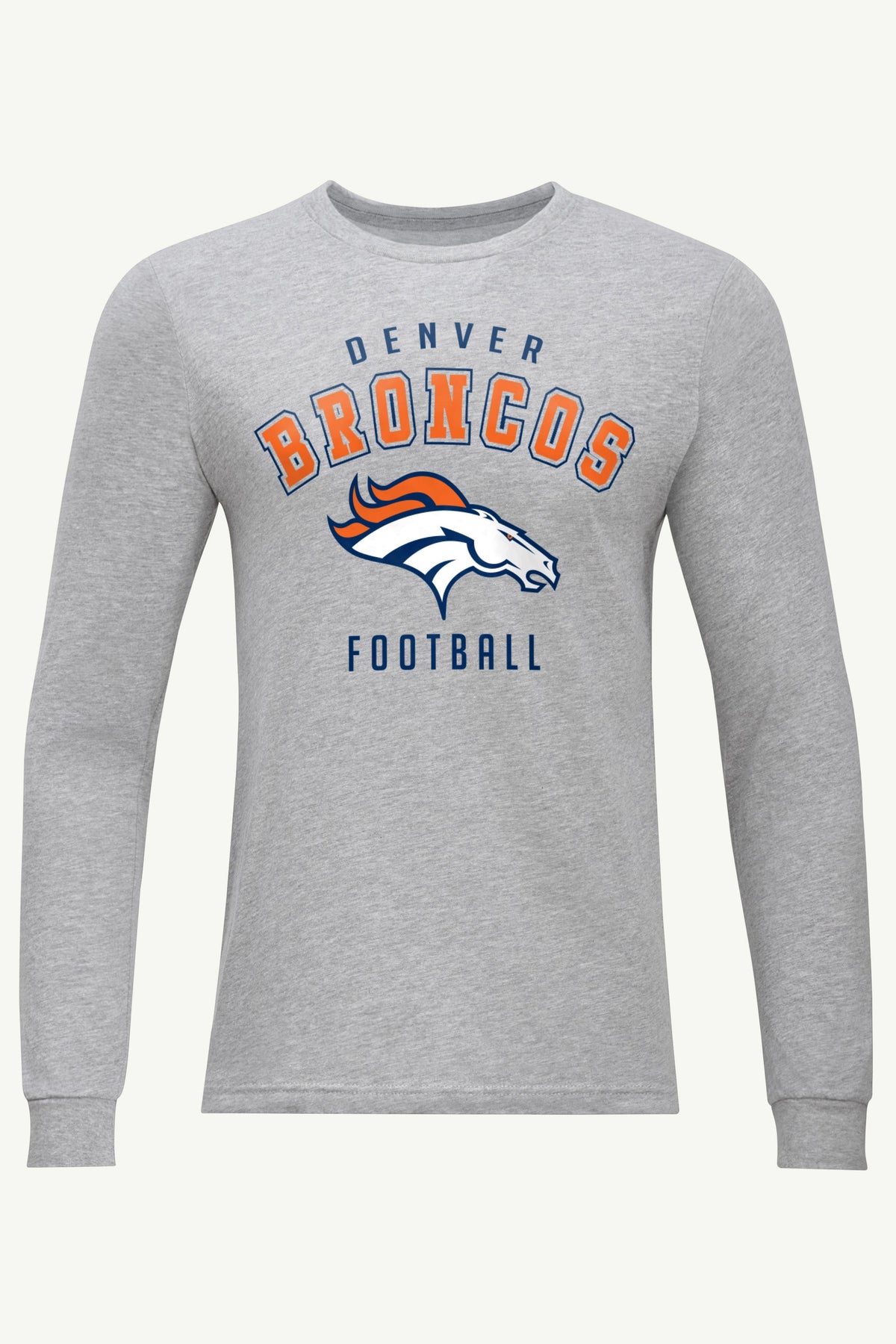 MENS DENVER BRONCOS LONG SLEEVE T SHIRT