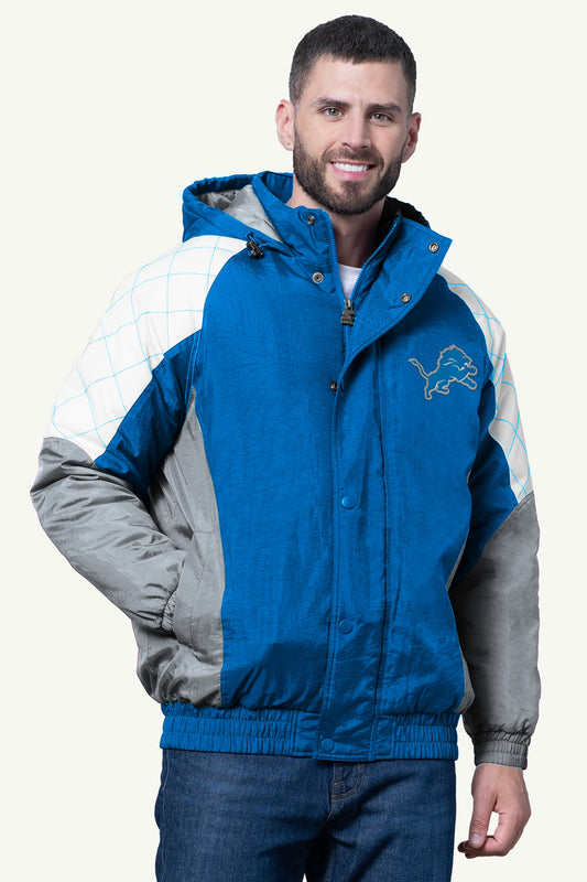MENS DETROIT LIONS NYLON JACKET