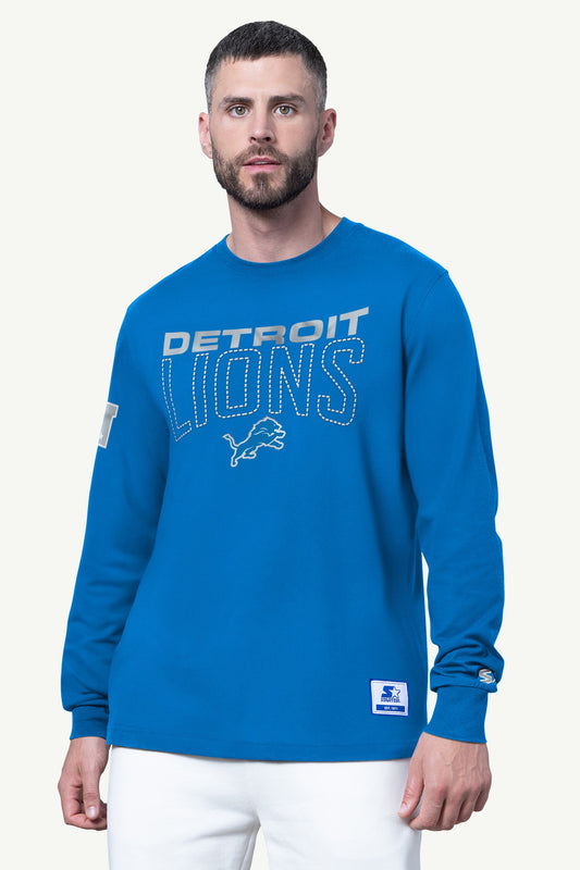 MENS DETROIT LIONS LONG SLEEVE