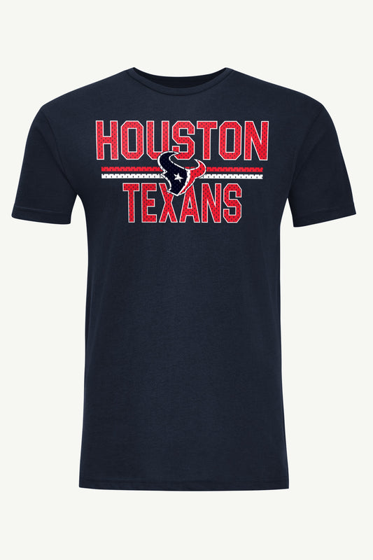 MENS HOUSTON TEXANS MESH LOOK T SHIRT
