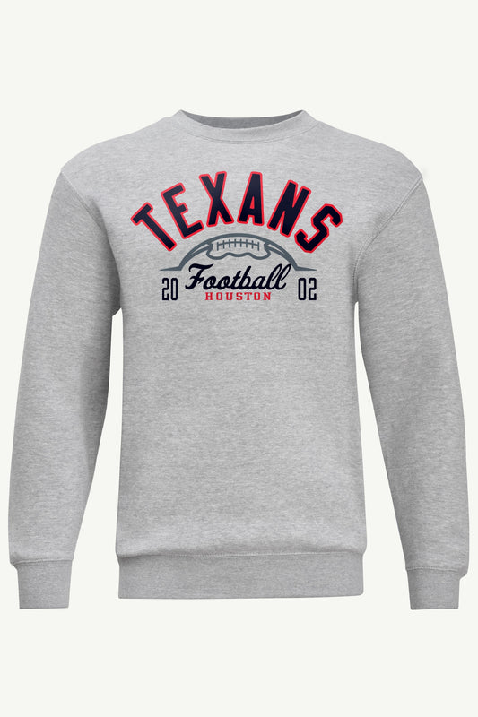 MENS HOUSTON TEXANS HALF BALL SWEATSHIRT