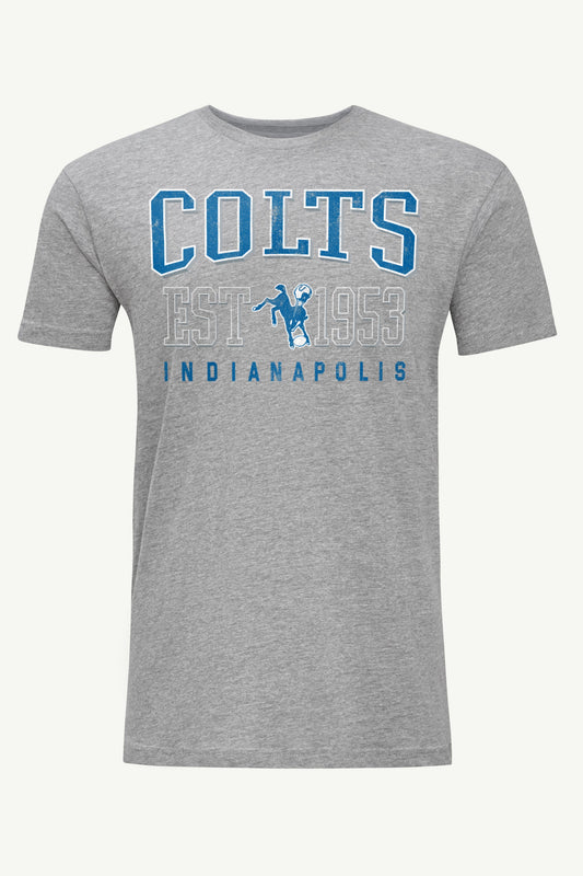 MENS INDIANAPOLIS COLTS RETRO T SHIRT