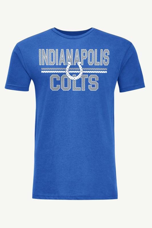 MENS INDIANAPOLIS COLTS MESH LOOK T SHIRT