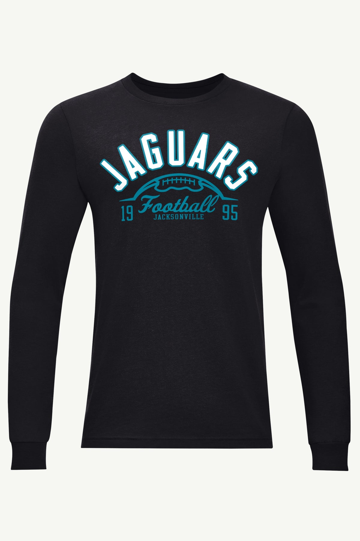 MENS JACKSONVILLE JAGUARS HALF BALL LONG SLEEVE T SHIRT