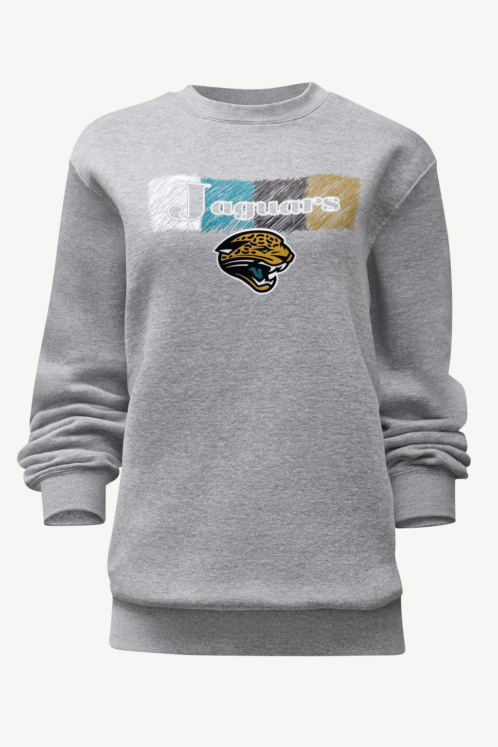 WOMENS JACKSONVILLE JAGUARS COLOR SHADING SWEATSHIRT