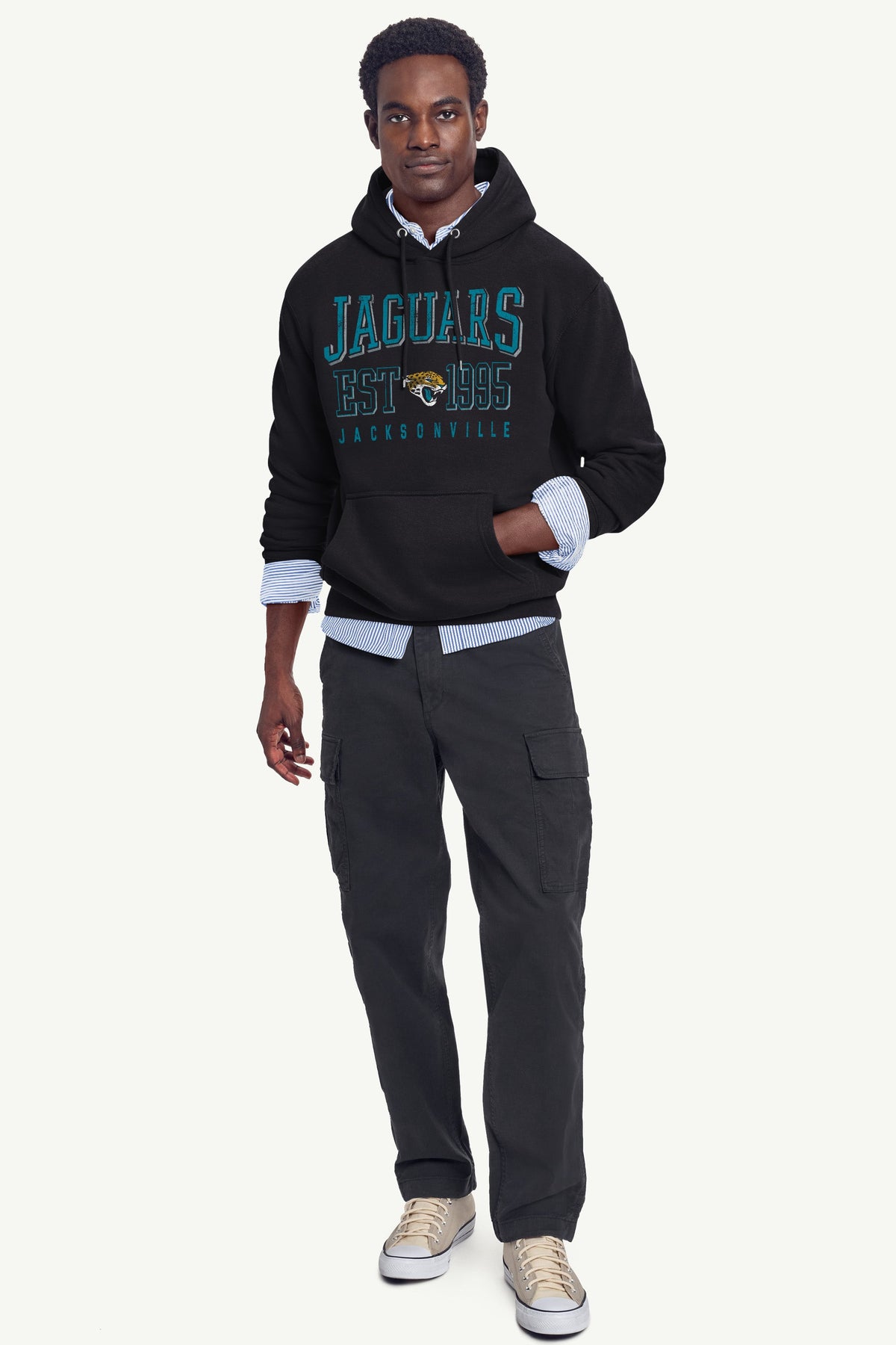 MENS JACKSONVILLE JAGUARS RETRO HOODIE