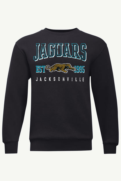 MENS JACKSONVILLE JAGUARS RETRO TEAM LOGO SWEATSHIRT