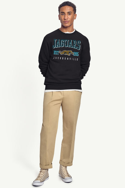 MENS JACKSONVILLE JAGUARS RETRO TEAM LOGO SWEATSHIRT