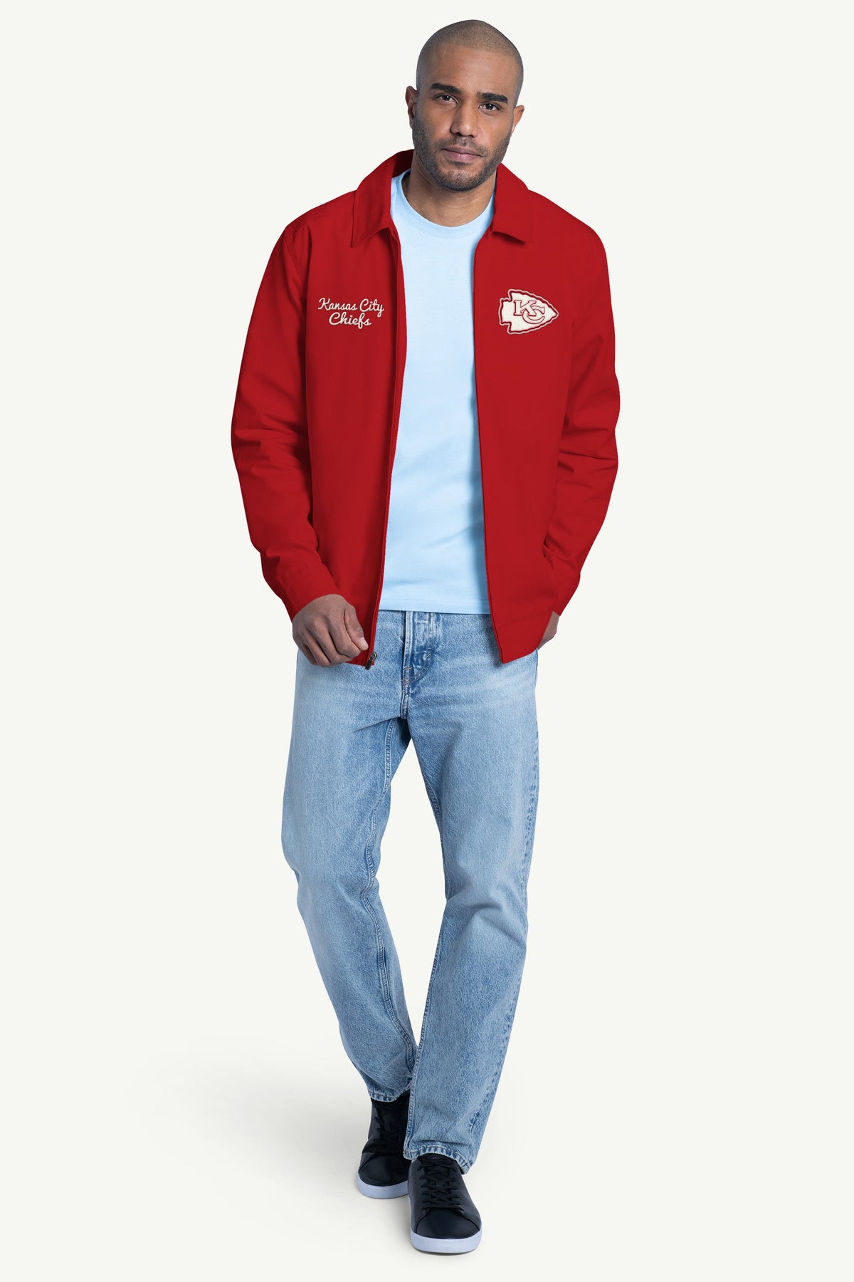 MENS KANSAS CITY CHIEFS FRANCHISE FULL ZIP JACKET