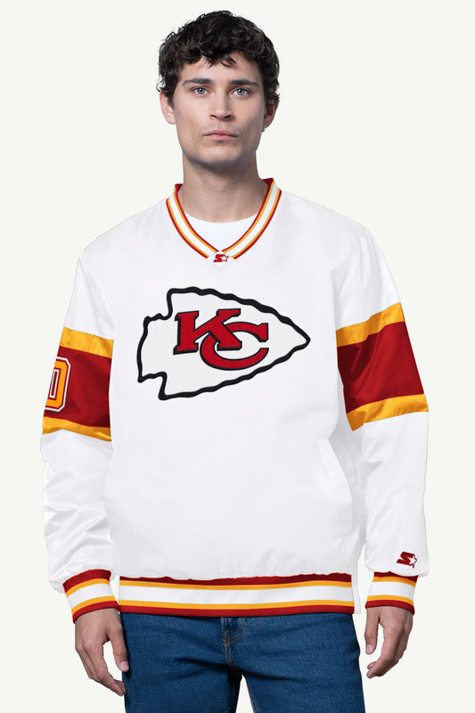 MENS KANSAS CITY CHIEFS SIGNAL COLLAR PULLOVER