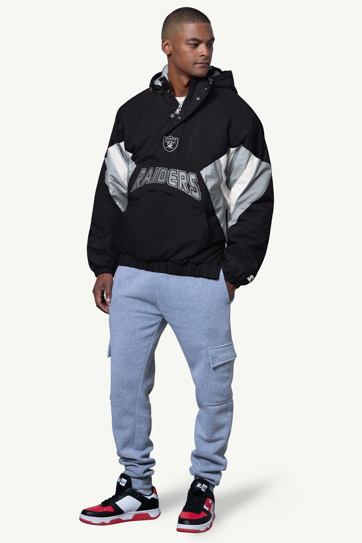 MENS LAS VEGAS RAIDERS CLASSIC BREAKAWAY JACKET