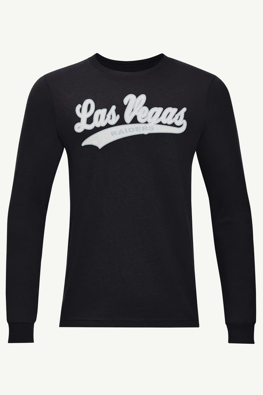 MENS LAS VEGAS RAIDERS TAILSWEEP LONG SLEEVE T SHIRT