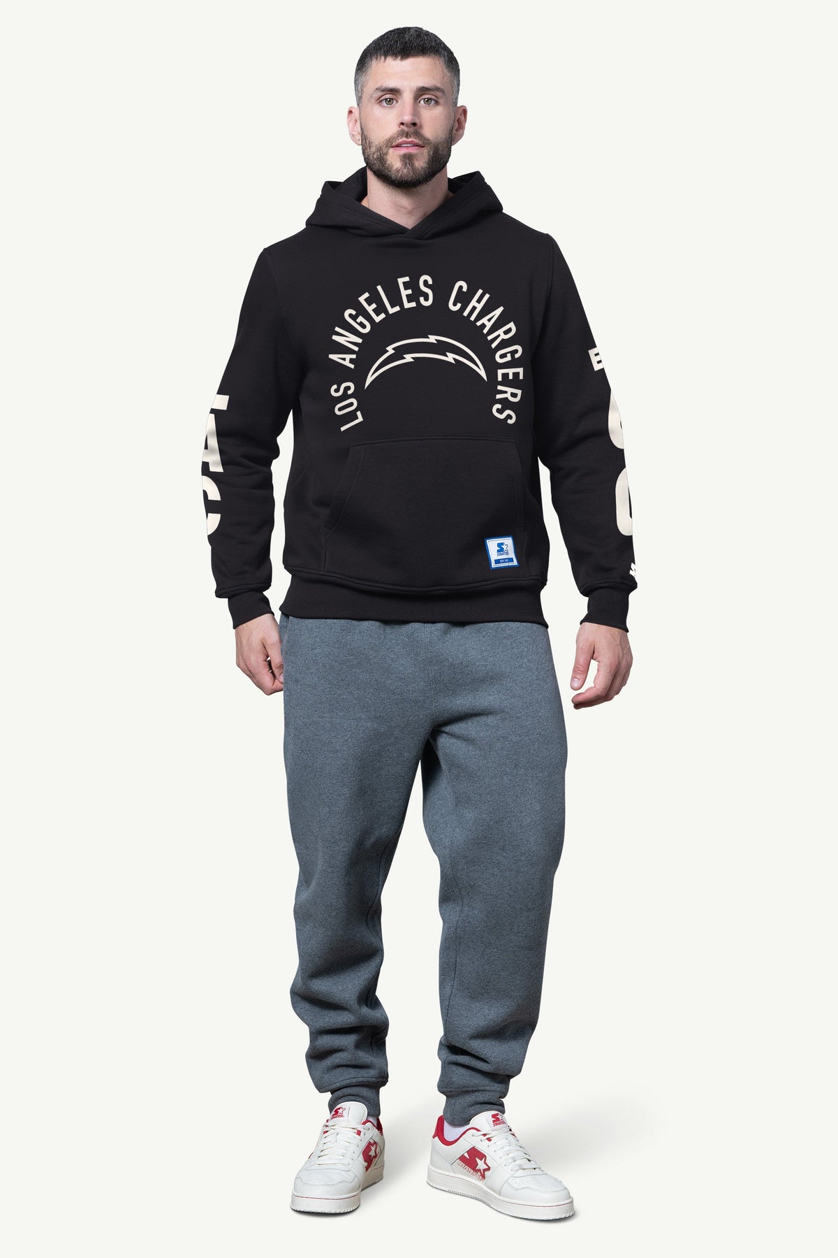 MENS LOS ANGELES CHARGERS HANDOFF FLEECE HOODIE