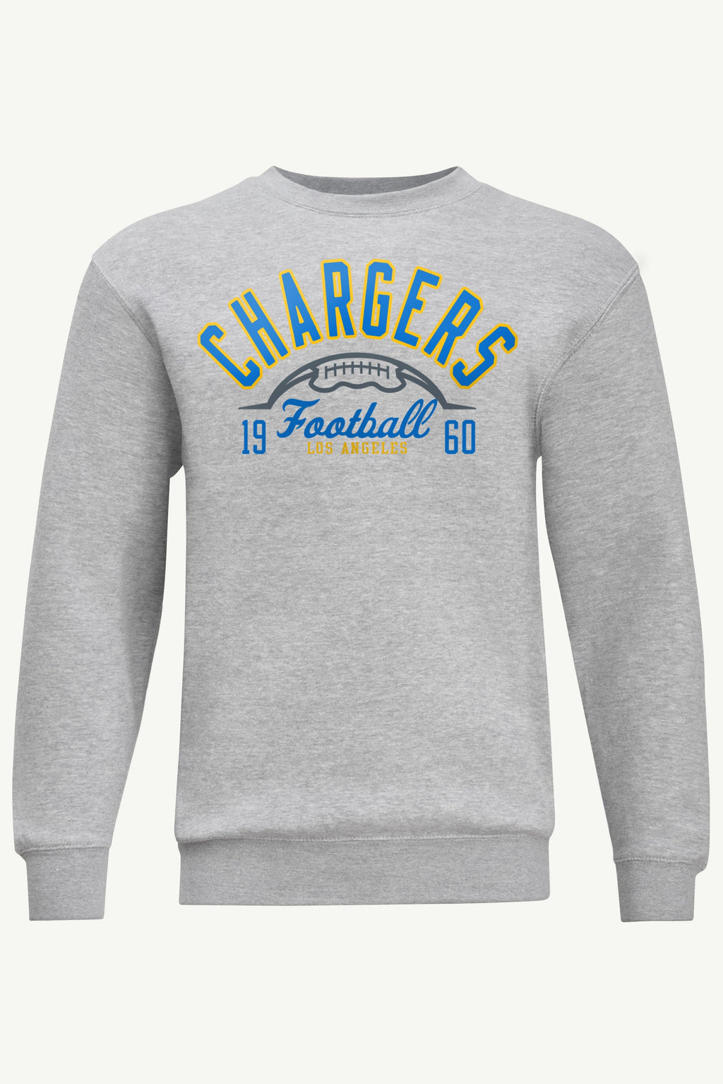 MENS LOS ANGELES CHARGERS HALF BALL SWEATSHIRT