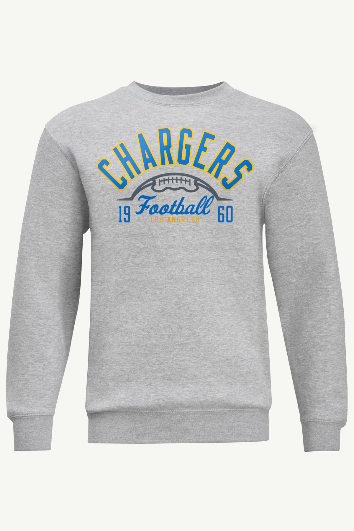 MENS LOS ANGELES CHARGERS HALF BALL SWEATSHIRT