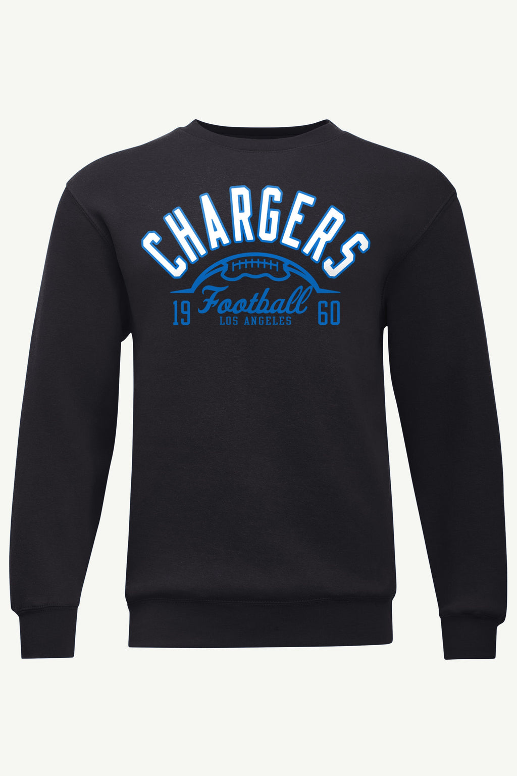 MENS LOS ANGELES CHARGERS HALF BALL SWEATSHIRT
