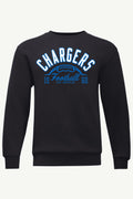 MENS LOS ANGELES CHARGERS HALF BALL SWEATSHIRT