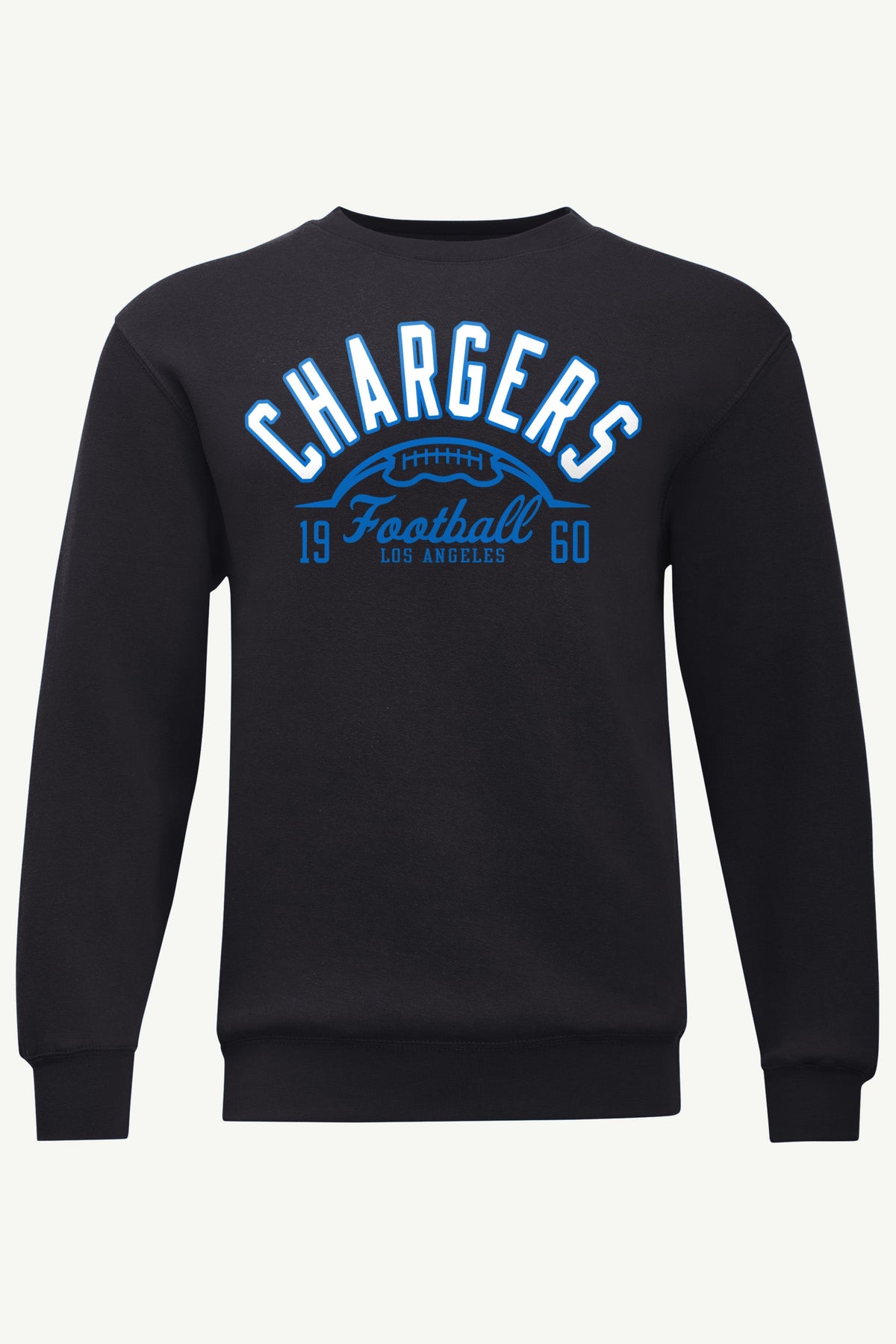 MENS LOS ANGELES CHARGERS HALF BALL SWEATSHIRT