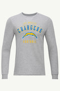 MENS LOS ANGELES CHARGERS LONG SLEEVE T SHIRT