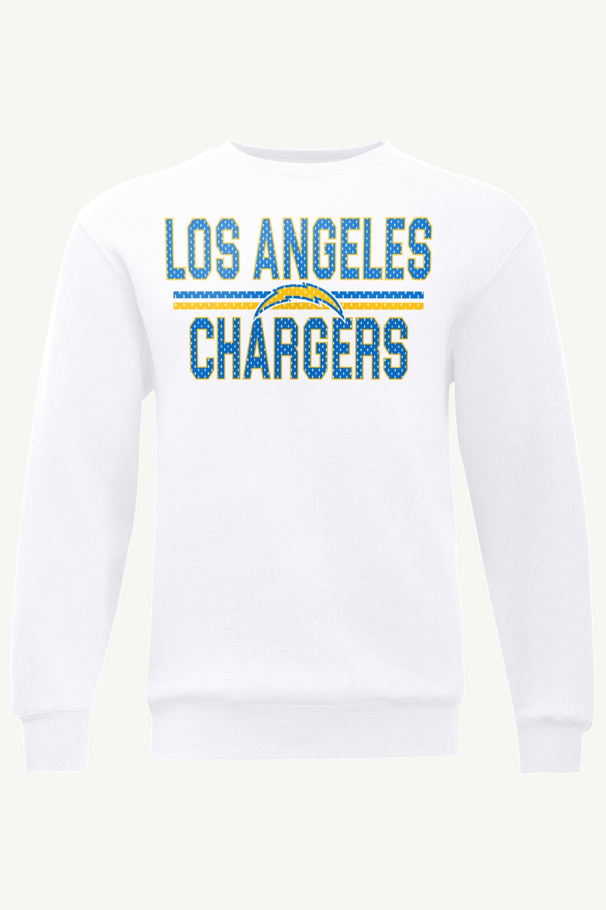 MENS LOS ANGELES CHARGERS MESH LOOK SWEATSHIRT