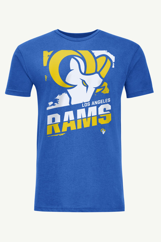 MENS LOS ANGELES RAMS ZOOM SHORT SLEEVE T SHIRT