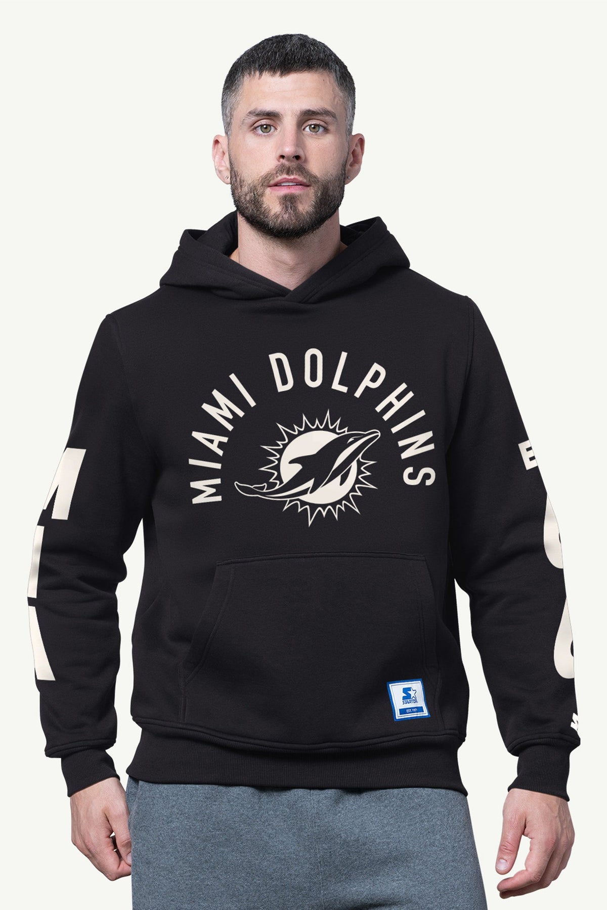 MENS MIAMI DOLPHINS HANDOFF FLEECE HOODIE