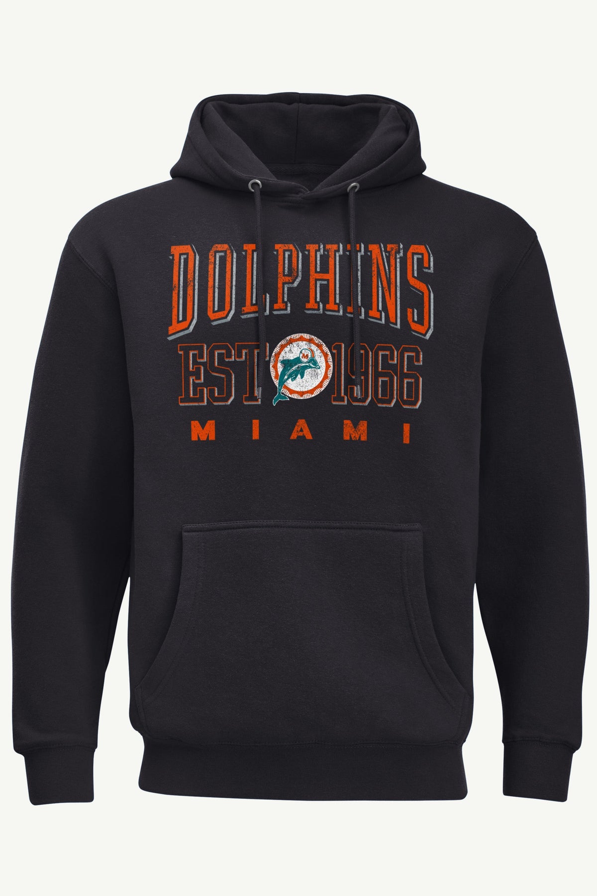 MENS MIAMI DOLPHINS RETRO HOODIE
