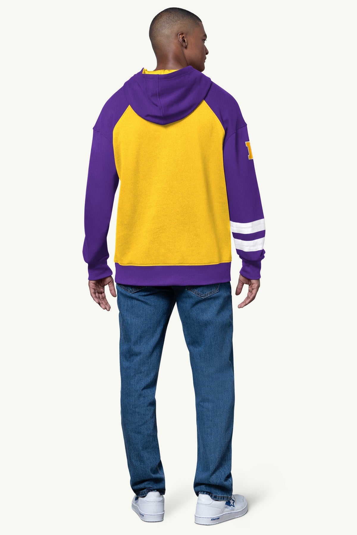 MENS MINNESOTA VIKINGS INTERCEPTION COLORBLOCK HOODIE