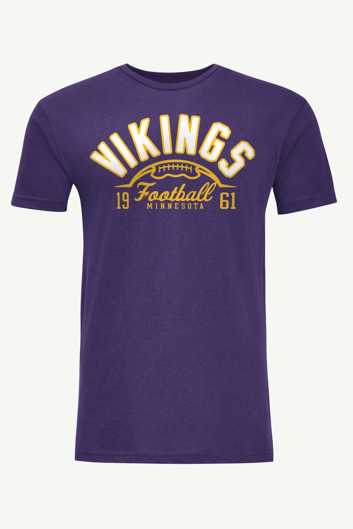 MENS MINNESOTA VIKINGS HALF BALL T SHIRT