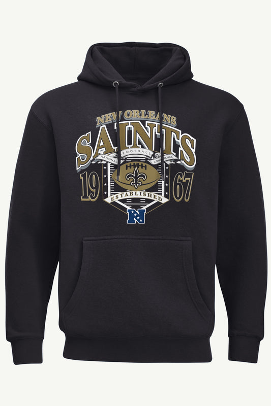 MENS NEW ORLEANS SAINTS 80s INSPIRED FIELD HOODIE