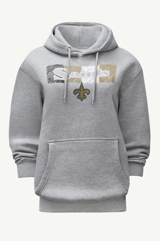 WOMENS NEW ORLEANS SAINTS COLOR SHADING HOODIE