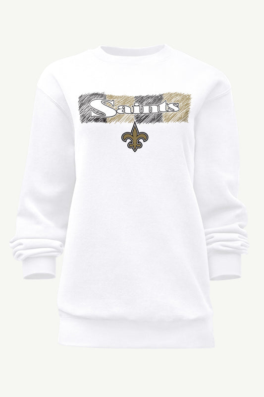 WOMENS NEW ORLEANS SAINTS COLOR SHADING SWEATSHIRT